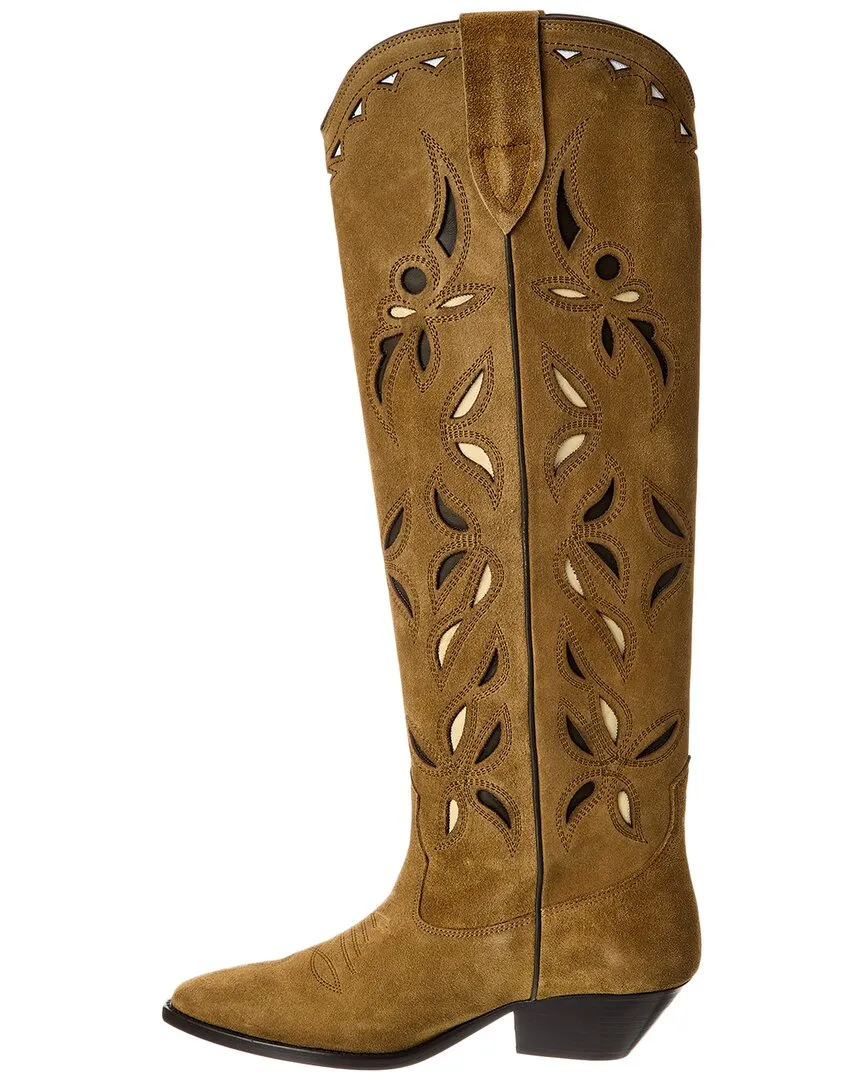 Isabel Marant Denvee Suede Knee-High Boot